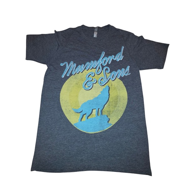 Next Level Apparel Other - Mumford & Sons T-Shirt Small Gray Excellent 2013 Howling Wolf Band Tee